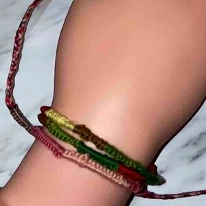 convertible Handmade Friendship Bracelets and anklets